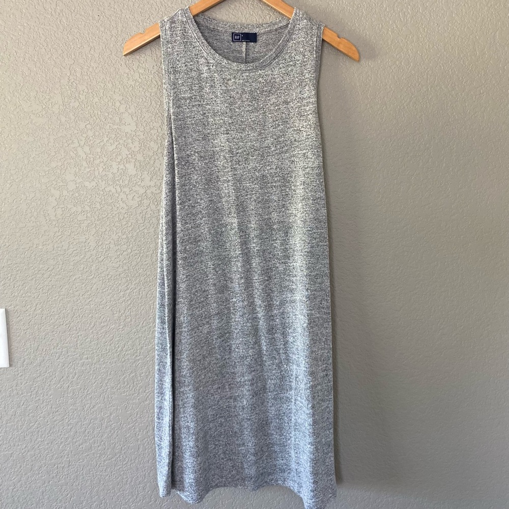 GAP Grey Marled Softspun Shift Dress